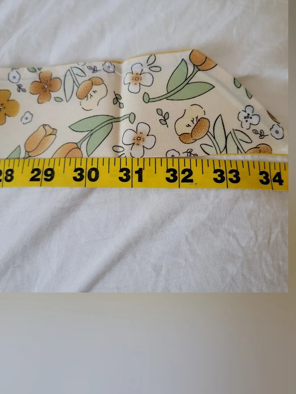 Mustard and Cream Scarf